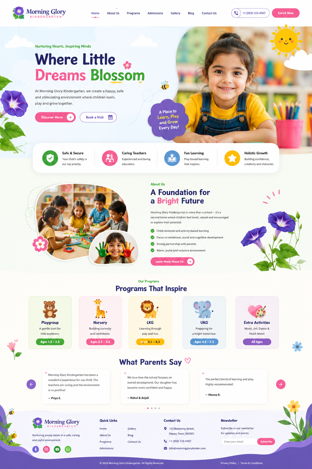 Kids learning
